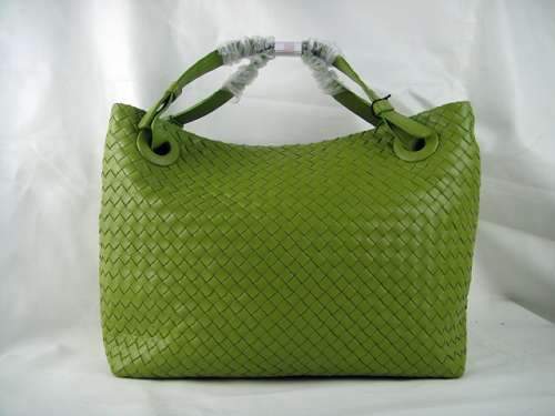 Bottega Veneta Lambskin Tote Bag 1032 green